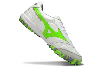 Men's Mizuno Morelia Neo 4 TF Football Shoes - Beige/Grey/Yellow
