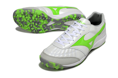Men's Mizuno Morelia Neo 4 TF Football Shoes - Beige/Grey/Yellow