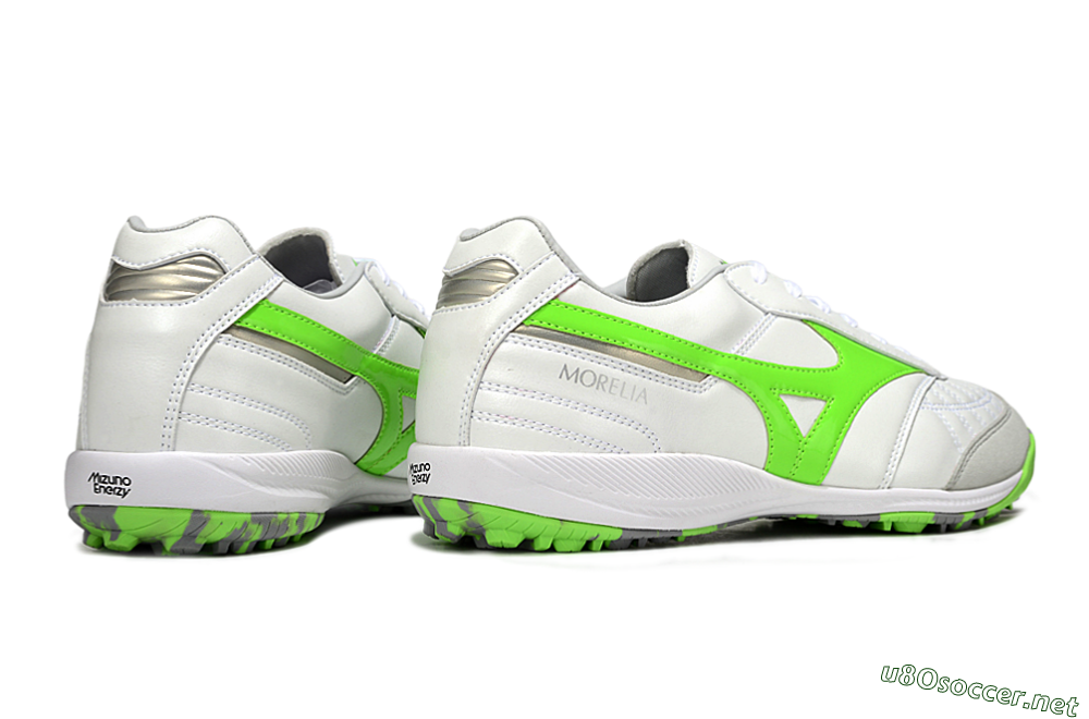 Men's Mizuno Morelia Neo 4 TF Football Shoes - Beige/Grey/Yellow 6
