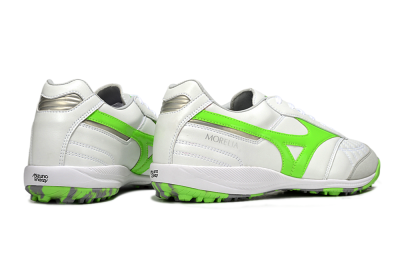 Men's Mizuno Morelia Neo 4 TF Football Shoes - Beige/Grey/Yellow