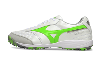 Men's Mizuno Morelia Neo 4 TF Football Shoes - Beige/Grey/Yellow