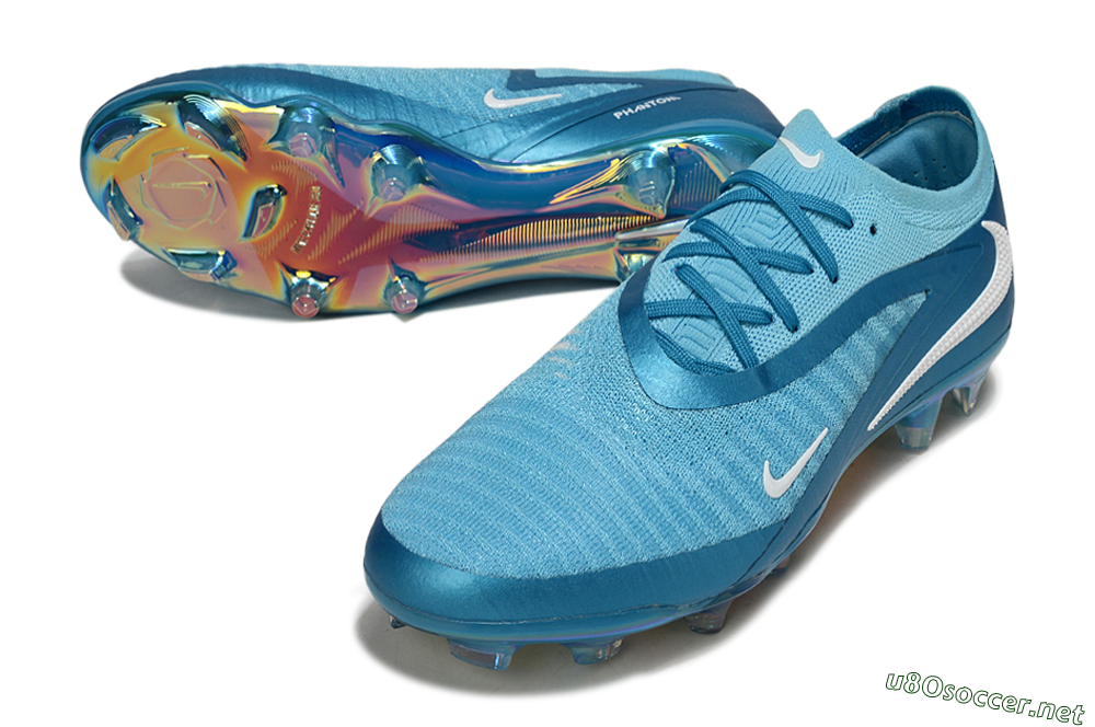 Men's Nike Phantom 6 Low Elite FG Football Boots - Jade/White/Gold 3