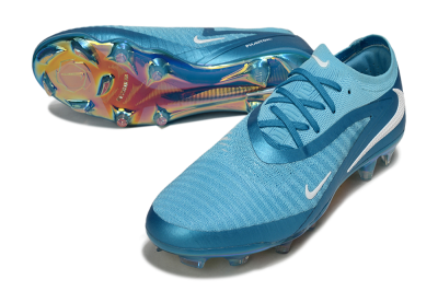 Men's Nike Phantom 6 Low Elite FG Football Boots - Jade/White/Gold