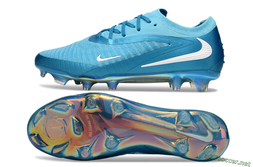 Men's Nike Phantom 6 Low Elite FG Football Boots - Jade/White/Gold 1