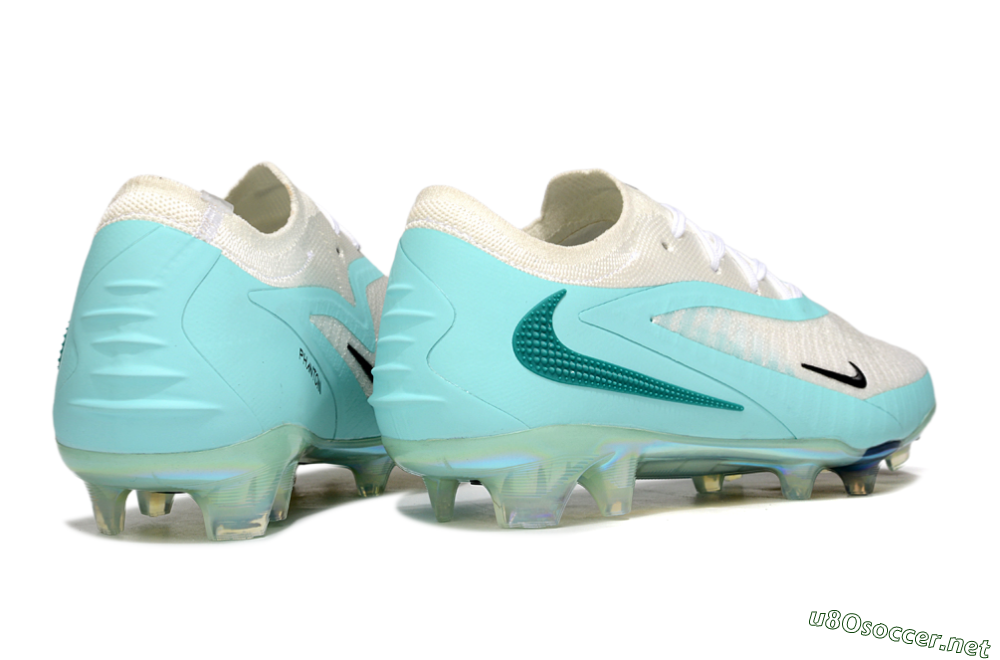 Men's Nike Phantom 6 Low Elite FG Football Boots - Beige/Jade/Gold 6