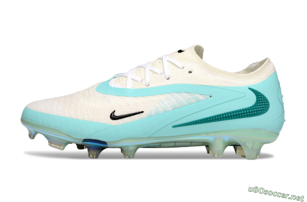 Men's Nike Phantom 6 Low Elite FG Football Boots - Beige/Jade/Gold 0