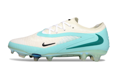 Men's Nike Phantom 6 Low Elite FG Football Boots - Beige/Jade/Gold