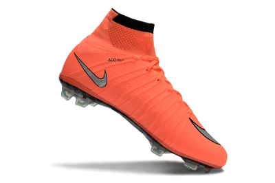 Men's Nike Mercurial Superfly 4 Elite FG Football Boots - Red/Silver/Black
