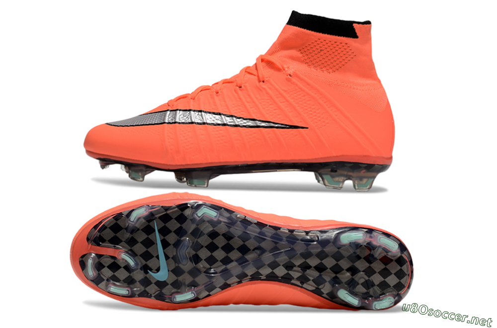 Men's Nike Mercurial Superfly 4 Elite FG Football Boots - Red/Silver/Black 1