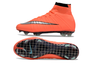 Men's Nike Mercurial Superfly 4 Elite FG Football Boots - Red/Silver/Black