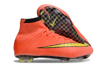 Men's Nike Mercurial Superfly 4 Elite FG Football Boots - Red/Black/Yellow