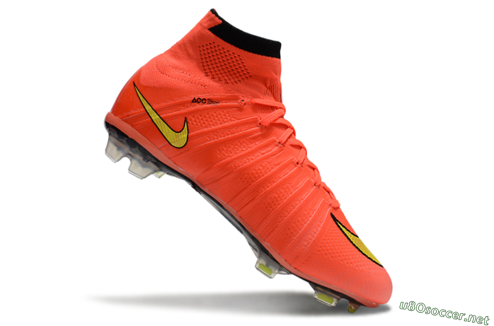 Men's Nike Mercurial Superfly 4 Elite FG Football Boots - Red/Black/Yellow 4