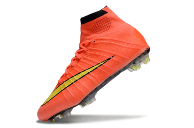 Men's Nike Mercurial Superfly 4 Elite FG Football Boots - Red/Black/Yellow