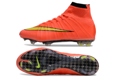 Men's Nike Mercurial Superfly 4 Elite FG Football Boots - Red/Black/Yellow