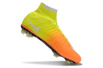 Men's Nike Mercurial Superfly 4 Elite FG Football Boots - Yellow/White/Orange