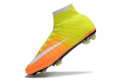 Men's Nike Mercurial Superfly 4 Elite FG Football Boots - Yellow/White/Orange