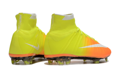 Men's Nike Mercurial Superfly 4 Elite FG Football Boots - Yellow/White/Orange