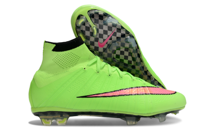 Men's Nike Mercurial Superfly 4 Elite FG Football Boots - Yellow/Black/Pink