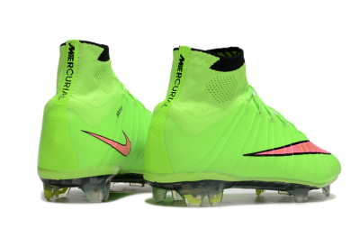 Men's Nike Mercurial Superfly 4 Elite FG Football Boots - Yellow/Black/Pink
