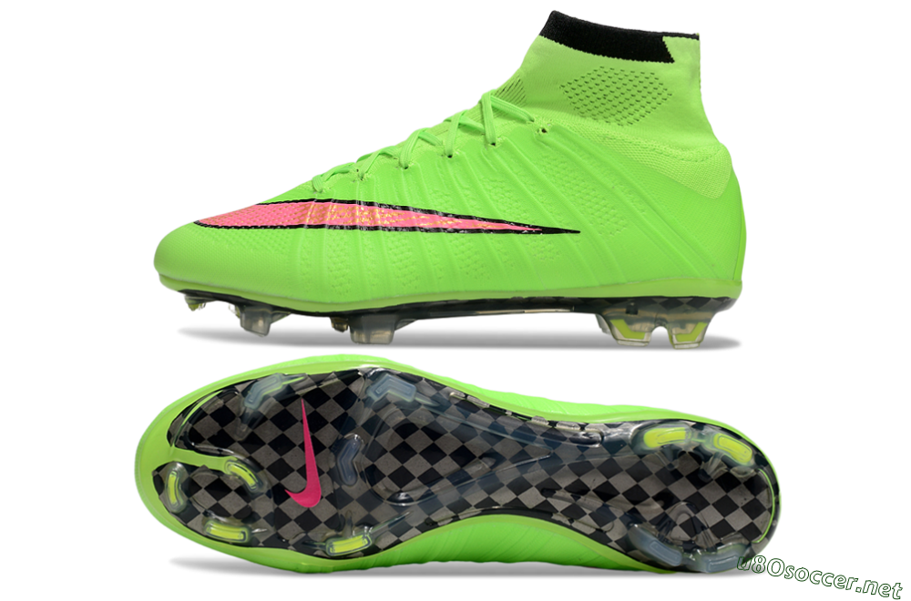 Men's Nike Mercurial Superfly 4 Elite FG Football Boots - Yellow/Black/Pink 1