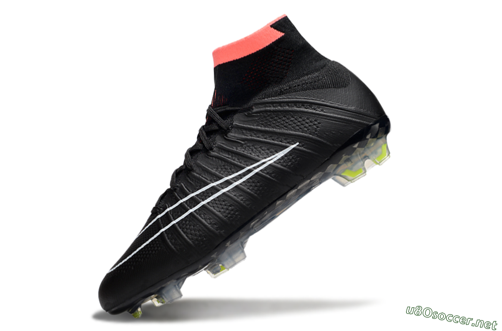 Men's Nike Mercurial Superfly 4 Elite FG Football Boots - Black/Pink/White 5