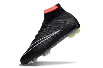 Men's Nike Mercurial Superfly 4 Elite FG Football Boots - Black/Pink/White