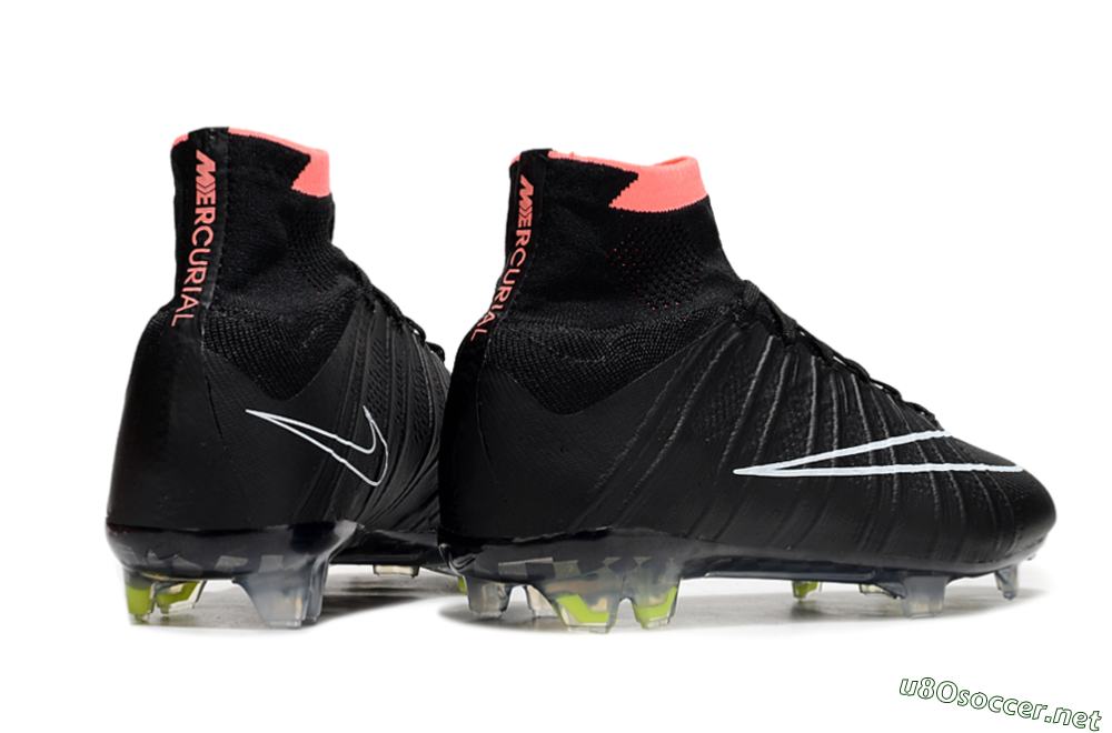 Men's Nike Mercurial Superfly 4 Elite FG Football Boots - Black/Pink/White 6