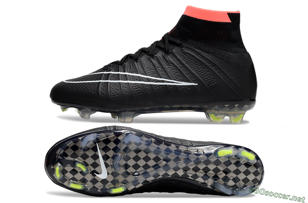 Men's Nike Mercurial Superfly 4 Elite FG Football Boots - Black/Pink/White 1