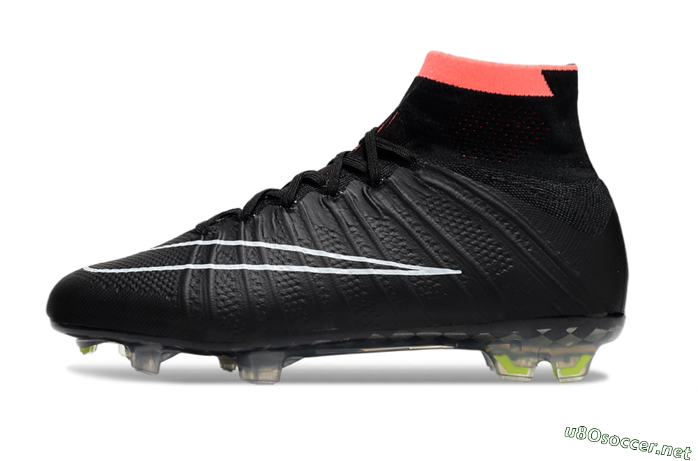 Men's Nike Mercurial Superfly 4 Elite FG Football Boots - Black/Pink/White 0