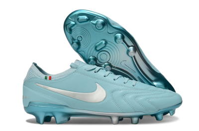 Men's Nike Tiempo Legend 10 Elite FG Football Boots - Jade/Silver