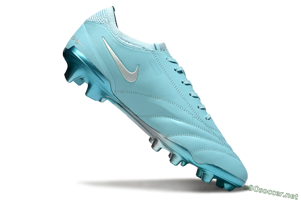Men's Nike Tiempo Legend 10 Elite FG Football Boots - Jade/Silver 4