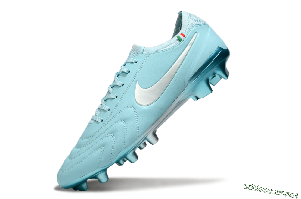Men's Nike Tiempo Legend 10 Elite FG Football Boots - Jade/Silver 5