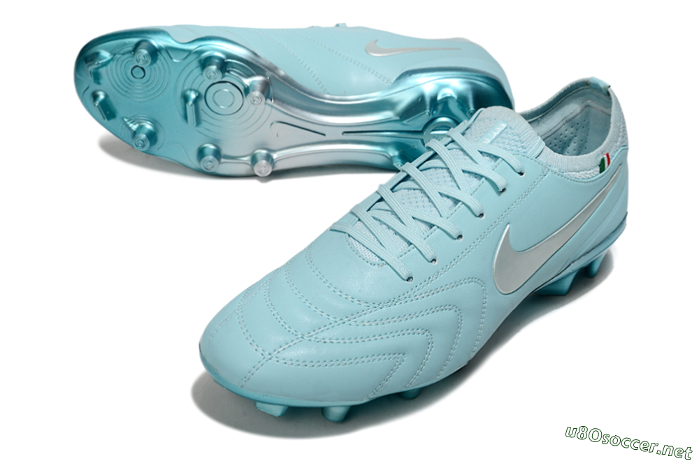 Men's Nike Tiempo Legend 10 Elite FG Football Boots - Jade/Silver 3