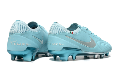 Men's Nike Tiempo Legend 10 Elite FG Football Boots - Jade/Silver