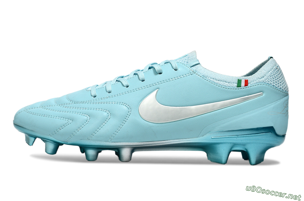 Men's Nike Tiempo Legend 10 Elite FG Football Boots - Jade/Silver 0