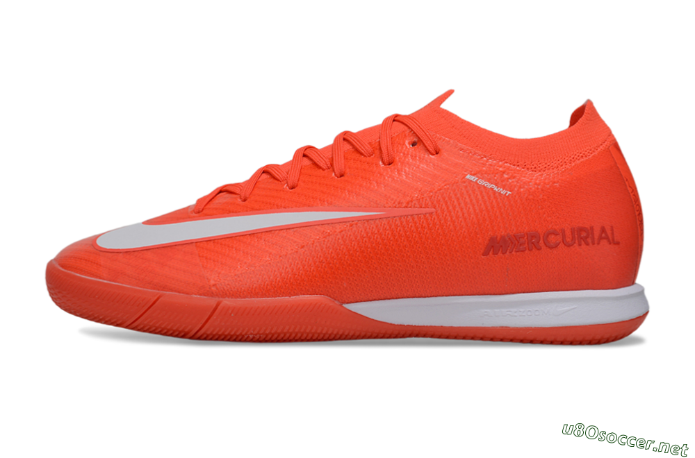 Men's Nike Air Zoom Mercurial Vapor 16 Elite IC Football Shoes - Red/White 0