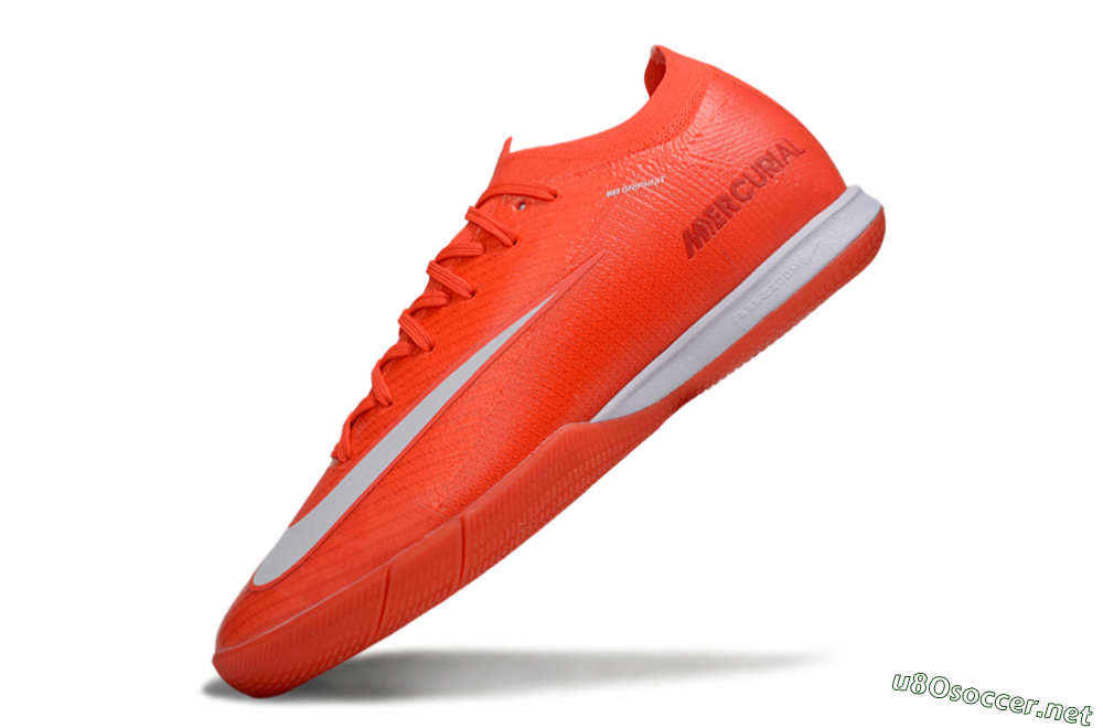 Men's Nike Air Zoom Mercurial Vapor 16 Elite IC Football Shoes - Red/White 5