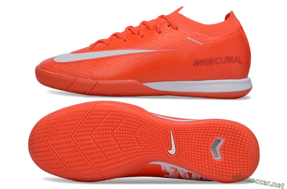 Men's Nike Air Zoom Mercurial Vapor 16 Elite IC Football Shoes - Red/White 1