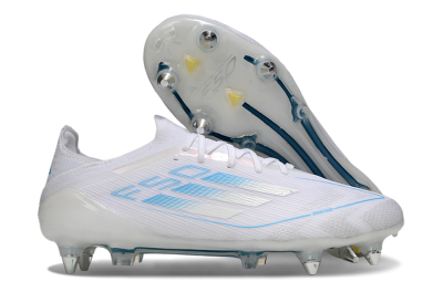 Men's Adidas F50 Elite SG Football Boots - White/Blue