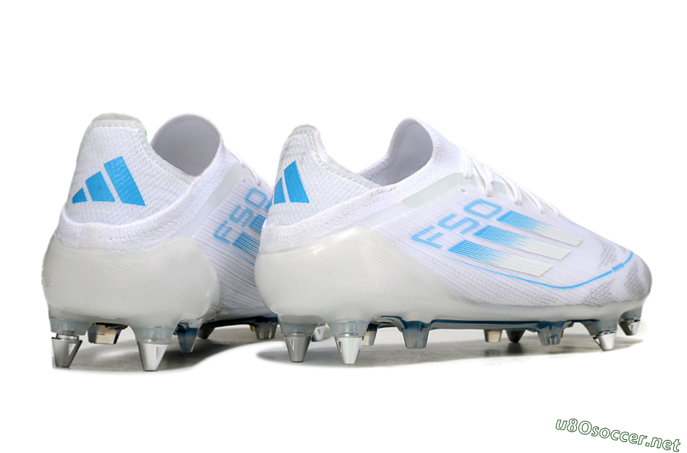 Men's Adidas F50 Elite SG Football Boots - White/Blue 6