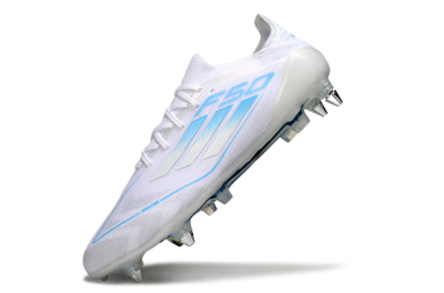 Men's Adidas F50 Elite SG Football Boots - White/Blue