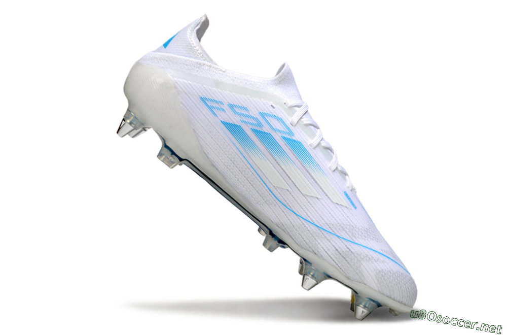 Men's Adidas F50 Elite SG Football Boots - White/Blue 4