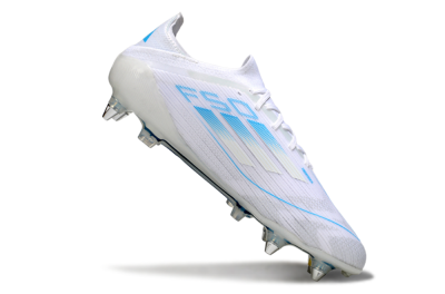 Men's Adidas F50 Elite SG Football Boots - White/Blue
