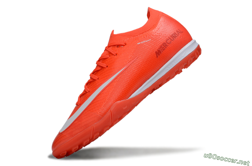 Unisex Nike Air Zoom Mercurial Vapor 16 Elite TF Football Shoes - Red/White 5