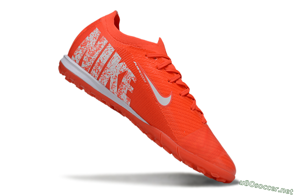 Unisex Nike Air Zoom Mercurial Vapor 16 Elite TF Football Shoes - Red/White 4