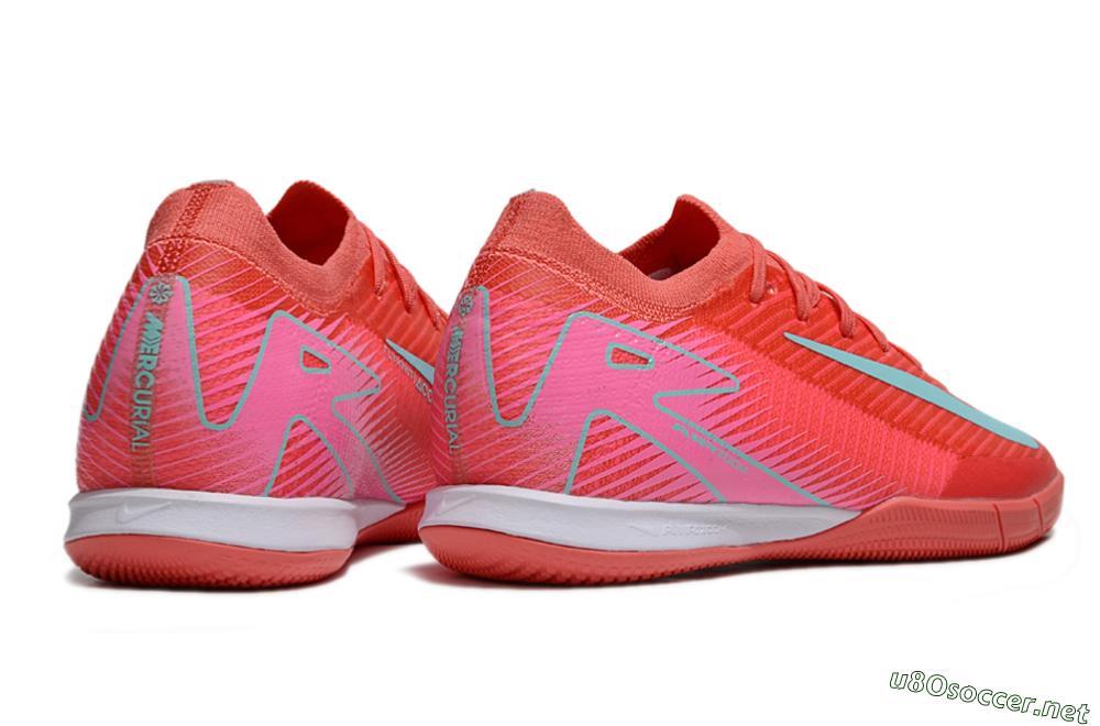 Unisex Nike Air Zoom Mercurial Vapor 16 Elite IC Football Shoes - Red/Jade/White 6
