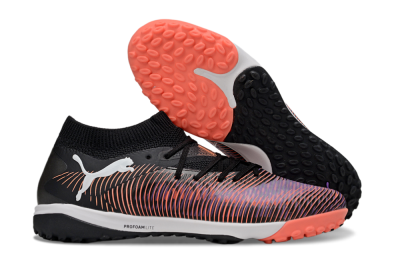 Men's Puma Future 8 Ultimate TF Football Shoes - Black/Pink/Blue