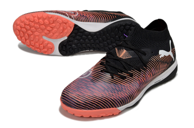 Men's Puma Future 8 Ultimate TF Football Shoes - Black/Pink/Blue