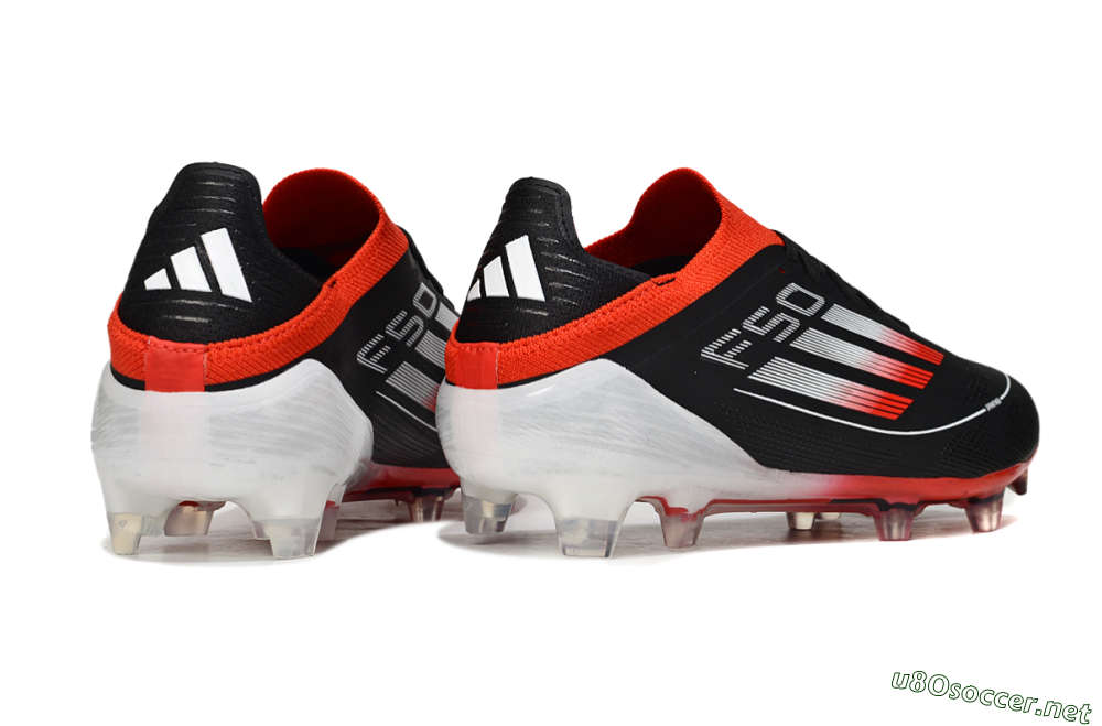 Men's Adidas F50 Elite FG Football Boots - Black/Red/White 6