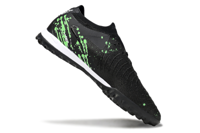 Men's Nike Phantom GX 2 Elite TF Football Shoes - Black/Green/White